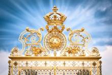 Marveling at the ornate details and gold accents of the Palace of Versaille