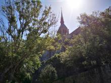 Ascending to new heights at Mont Saint Michel, where heaven meets earth