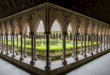 Exploring the winding alleys and charming shops of Mont Saint Michel village
